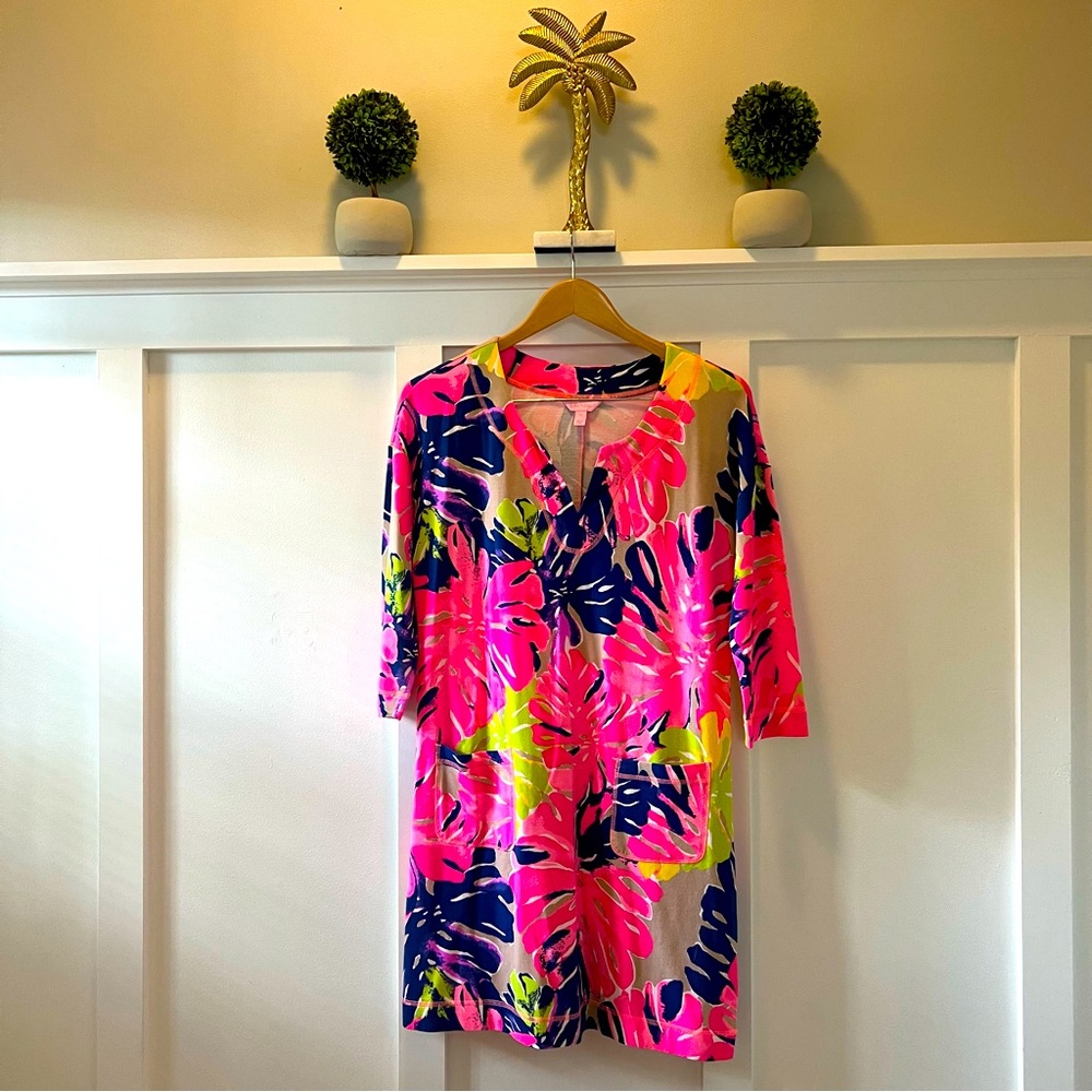 🆕NWT🌴🌸LILLY PULITZER 🌸🌴•Joyce Dress Under the Canopy Print. SIZE SMALL - Picture 5 of 16